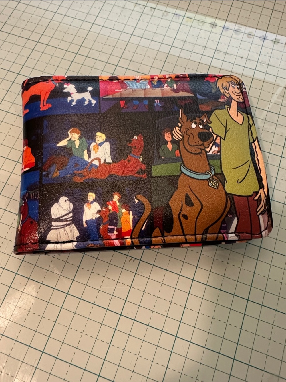 Scooby-Doo Shaggy Pose Scene Blocks Scooby Doo Bifold Wallet